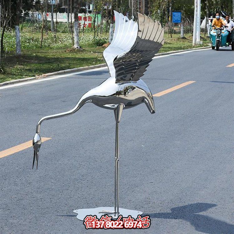 火烈鳥雕塑，美化你的園林景觀