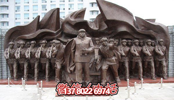 抗戰(zhàn)時期銅雕雕塑，緬懷那段英雄時光