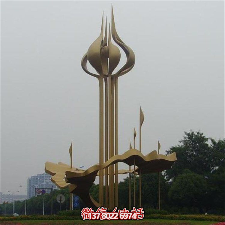 大型不銹鋼景觀擺件，為廣場(chǎng)帶來活力