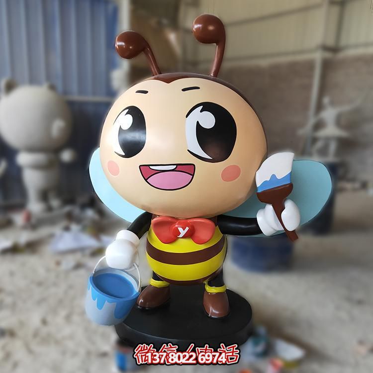 蜜蜂玻璃鋼雕塑，為你的戶(hù)外園林景觀(guān)增添卡通風(fēng)采