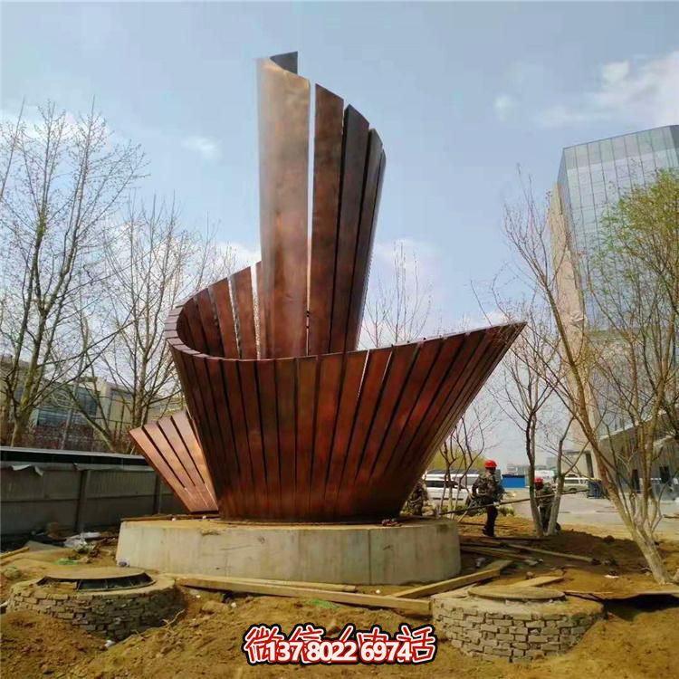 黃銅雕塑景觀——美化廣場(chǎng)園林