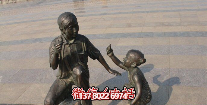 母女銅雕一次游覽公園、參與游戲、體驗(yàn)雕塑的絕佳體驗(yàn)