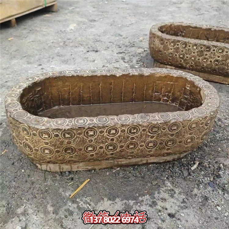 唯美老石槽，給你完美園林景觀