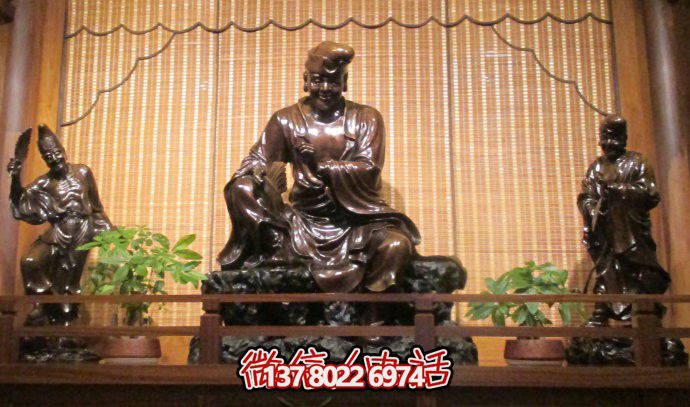 濟(jì)公仿銅不銹鋼創(chuàng)意景區(qū)雕塑