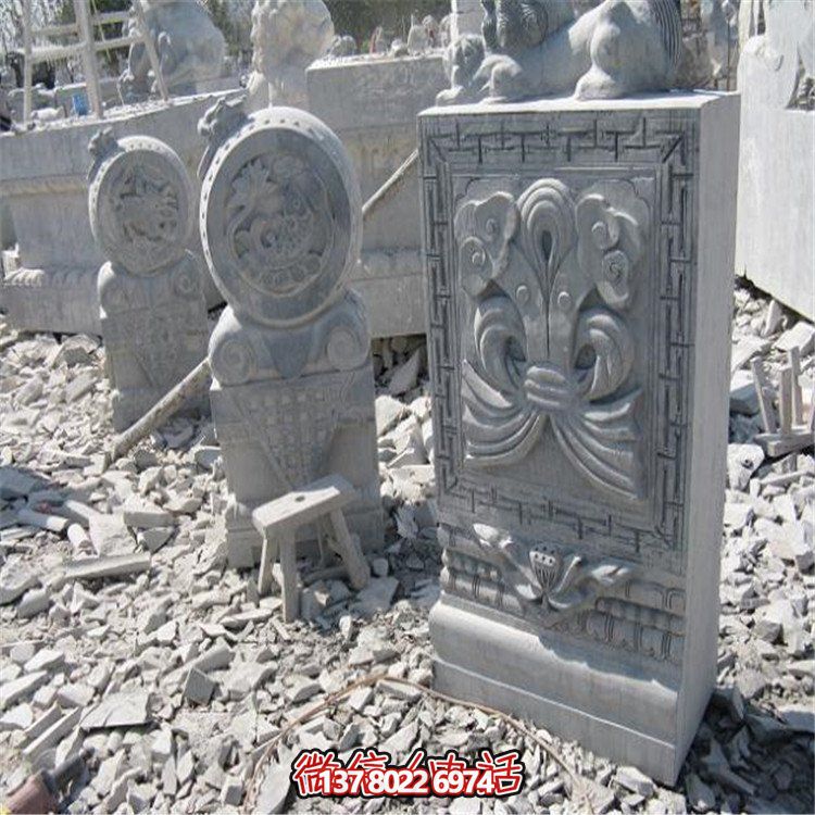 美麗的大理石抱鼓石雕塑，為你的園林景觀增添無限魅力