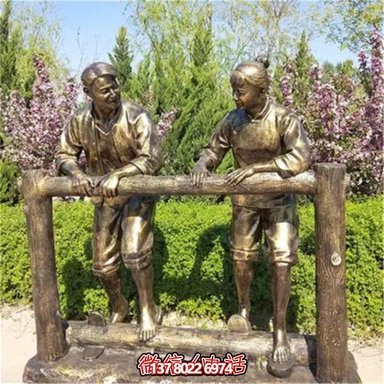 仿古銅雕塑，玻璃鋼景觀雕塑