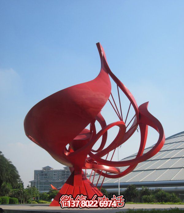 不銹鋼花朵雕塑，個性創(chuàng)意想象