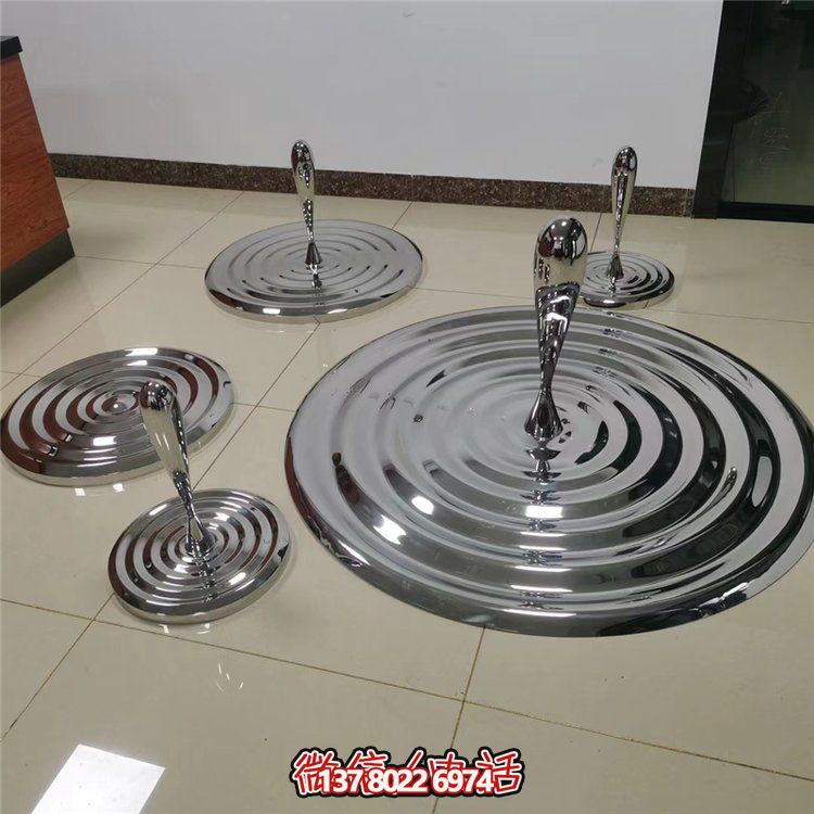 不銹鋼景觀雕塑為您的廣場、園林增添美麗的景觀