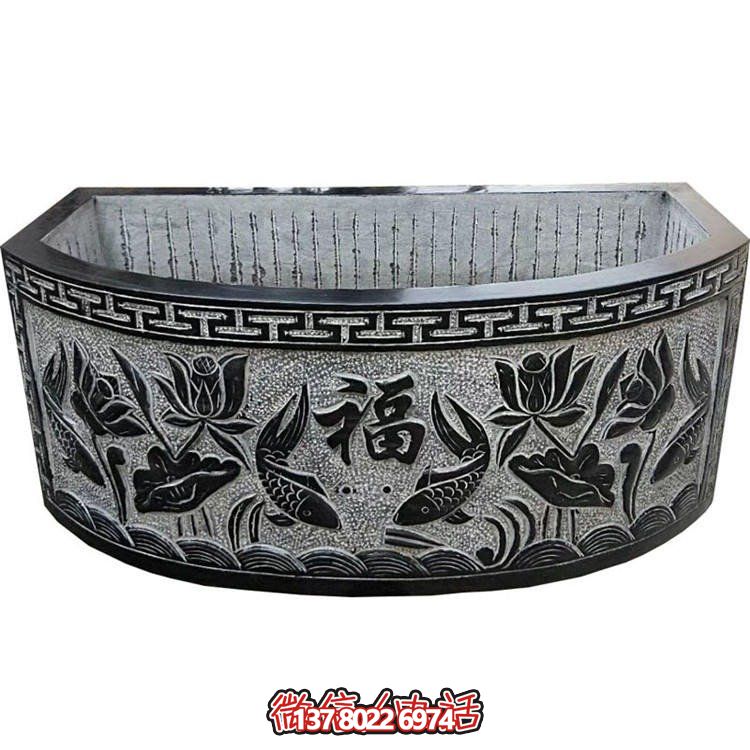 藝術(shù)精美的石雕擺件，點綴美麗庭院