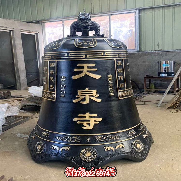 天泉青銅掛鐘雕塑傳承古老文化，鑄就精美藝術(shù)品