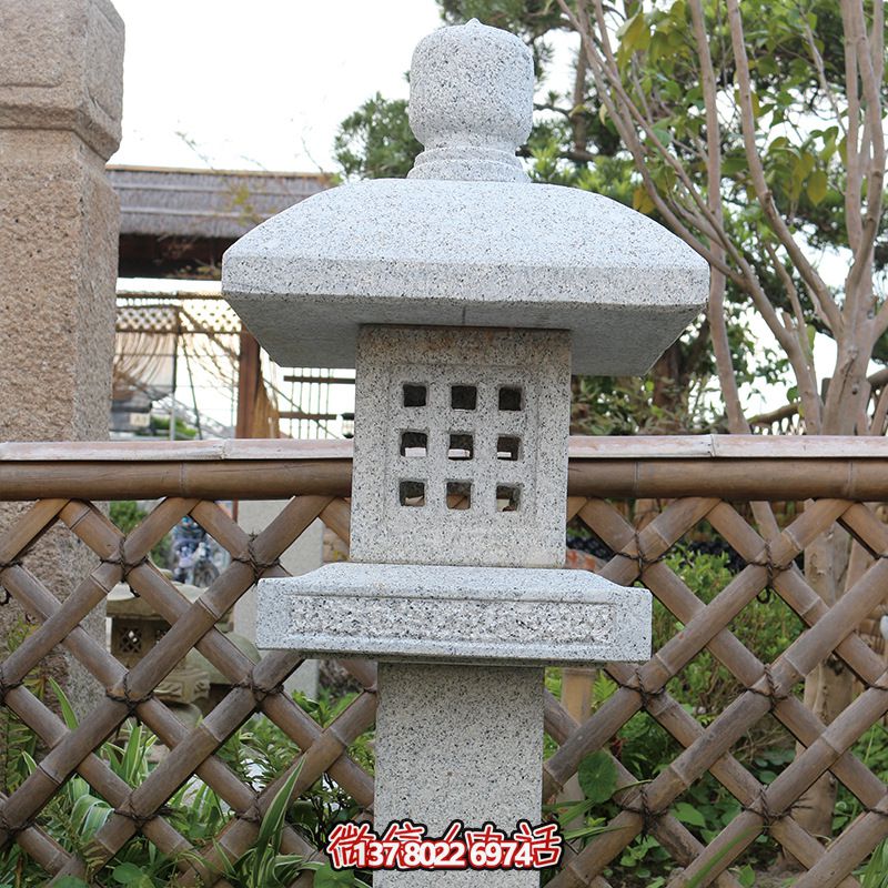 太陽能仿古青石石頭燈，為中式別墅、酒店戶外裝飾