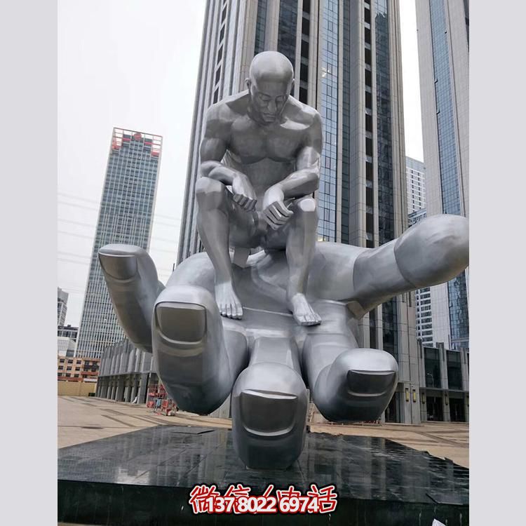 大型不銹鋼創(chuàng)意人物景觀雕塑——鐫刻在商業(yè)街、商業(yè)廣場(chǎng)的精美絕倫