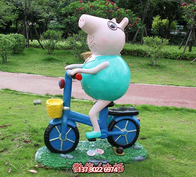 玻璃鋼雕塑裝置，點(diǎn)綴公園景觀