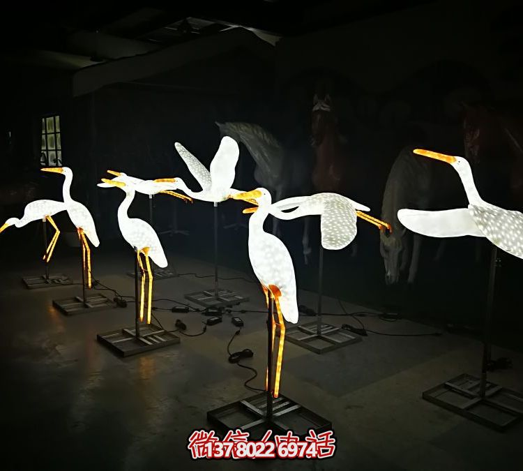 玻璃鋼雕塑景觀亮化，點亮景區(qū)園林