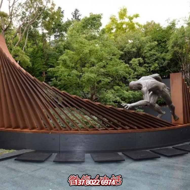 不銹鋼景觀雕塑，創(chuàng)意裝點公園戶外園林