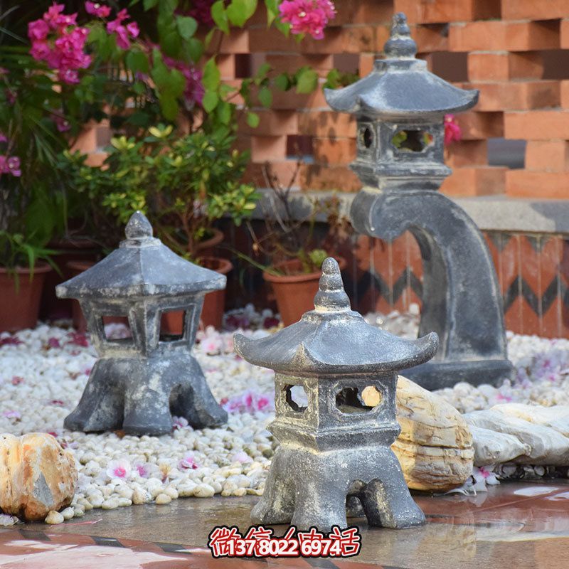 傳統(tǒng)日式風(fēng)格宮燈裝飾，安置禪意擺件雕塑，為你的別墅和民宿增添創(chuàng)意