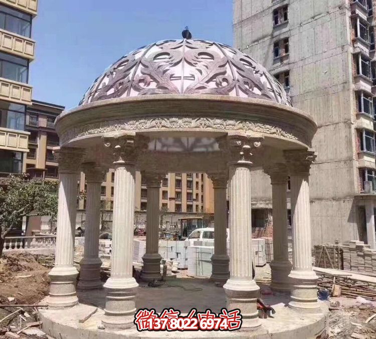 歐式羅馬涼亭，營(yíng)造優(yōu)雅小區(qū)花園