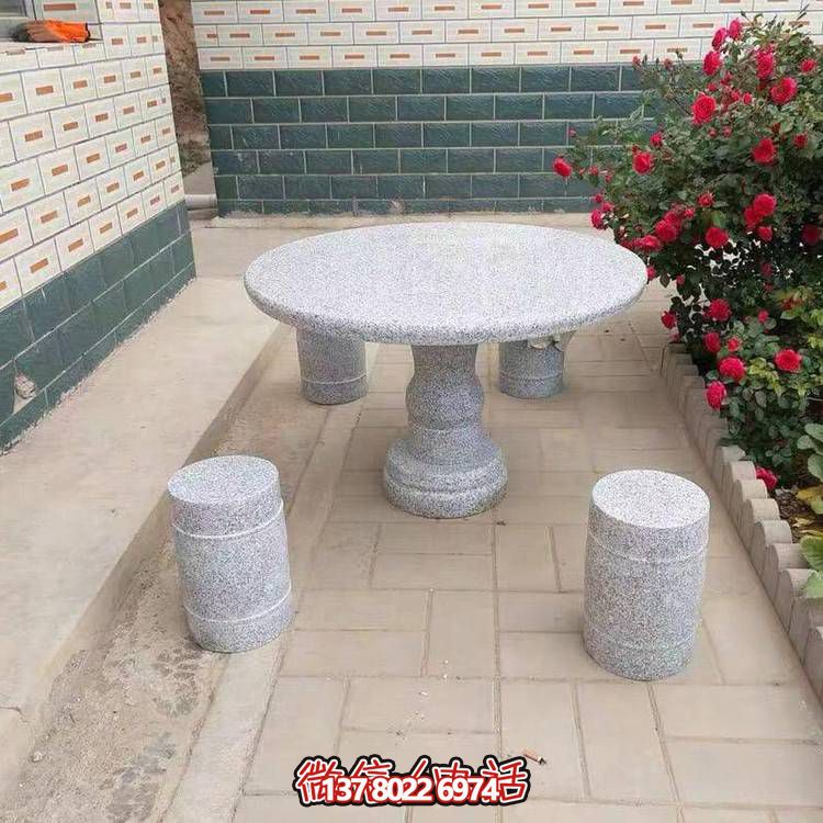 花崗巖石凳，室外私家院子裝飾