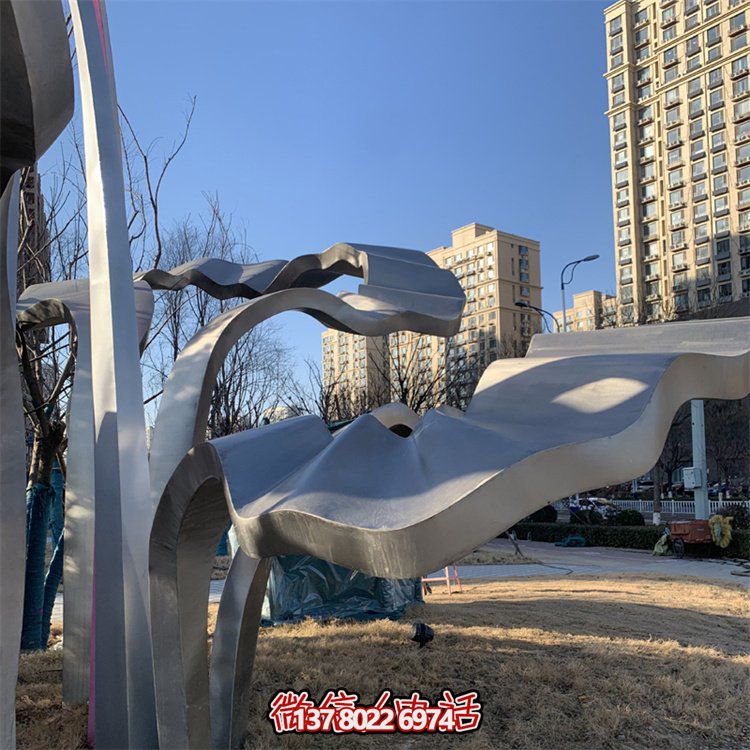 不銹鋼創(chuàng)意戶外公園景觀雕塑