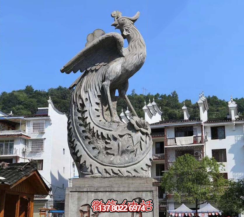 鳳凰雕塑，給公園帶來靈動(dòng)之美