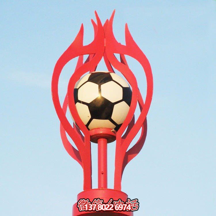 不銹鋼運(yùn)動(dòng)主題戶外創(chuàng)意雕塑足球