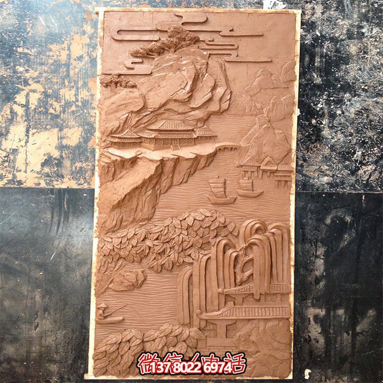 中式大理石浮雕壁畫雕塑，為景區(qū)園林室外擺放而制