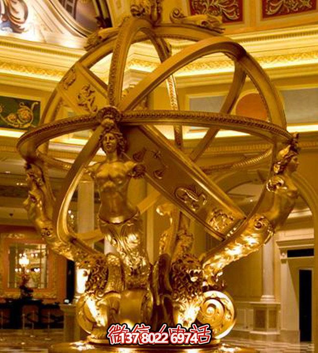 鏤空美人魚雕塑，優(yōu)雅裝點(diǎn)大型商場酒店