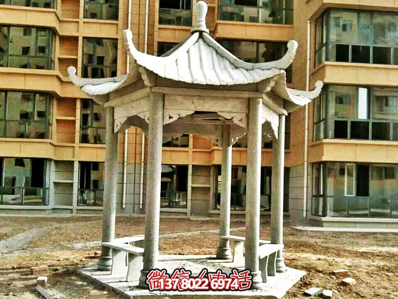 仿古建筑涼亭，為小區(qū)、公園、草坪提供休息雕塑美化