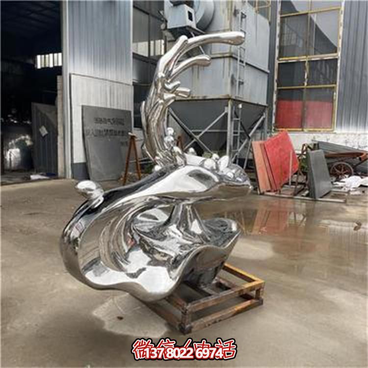 海浪抽象雕塑水景噴泉——點(diǎn)綴大型廣場、酒店門口