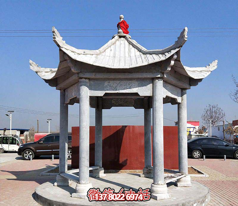 精致大理石涼亭，點(diǎn)綴完美小區(qū)廣場(chǎng)