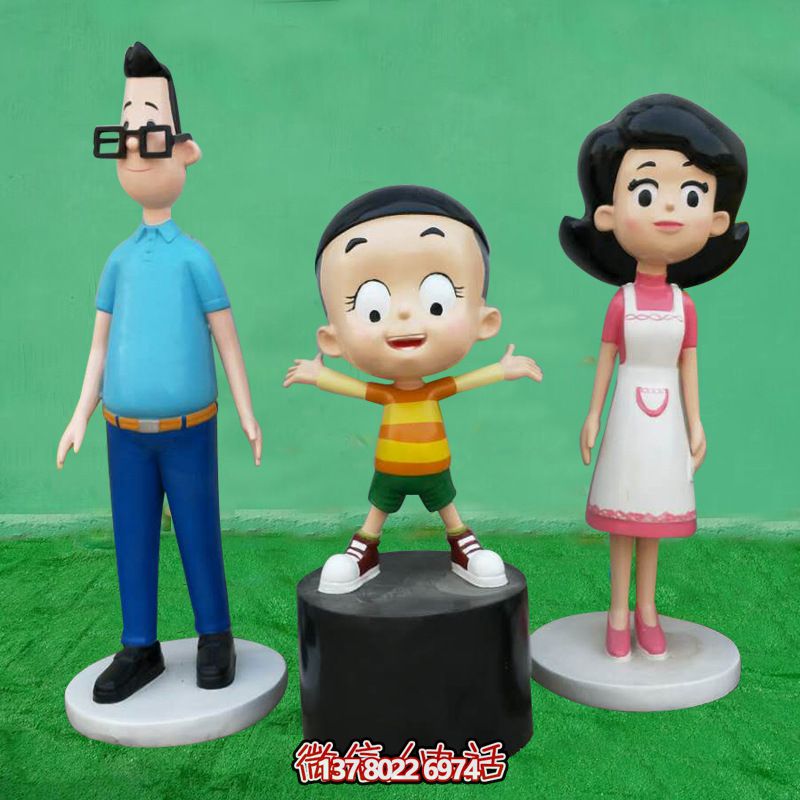 玻璃鋼卡通人物雕塑，為游樂園增添彩繪驚喜