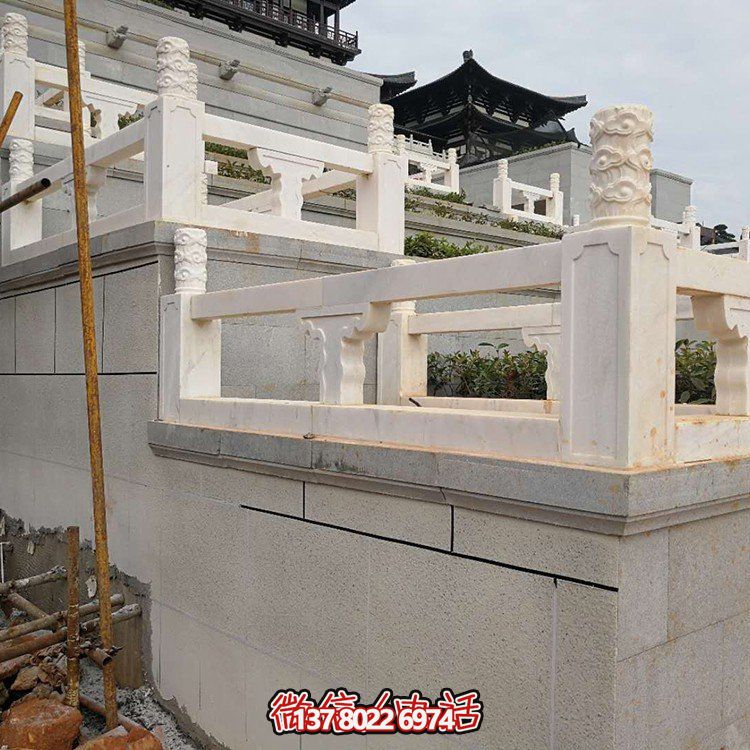 精美大理石石雕欄桿欄板，點(diǎn)綴您的景區(qū)別墅