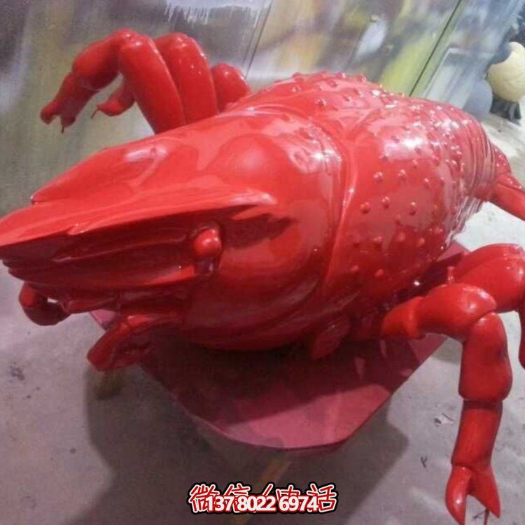 大型龍蝦雕塑裝飾品，點(diǎn)綴飯店、酒店門口