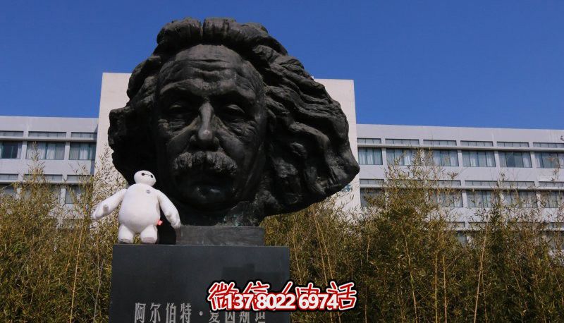 傳承名人風(fēng)采，愛因斯坦頭像銅雕