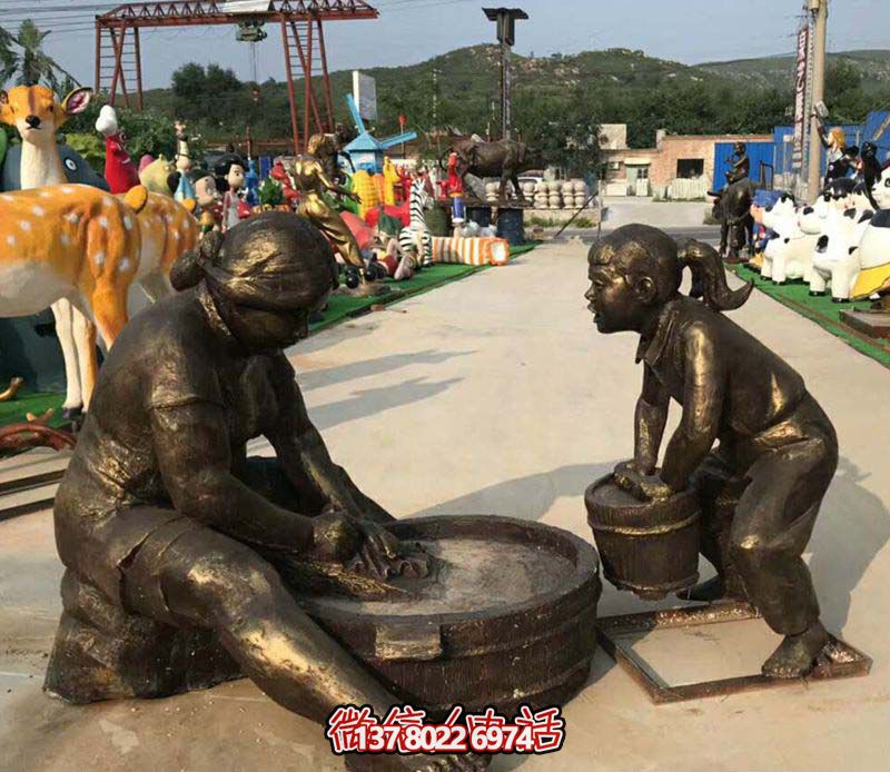 【親情無價(jià)，母親洗衣服記憶——母親洗衣服銅雕雕塑景區(qū)】