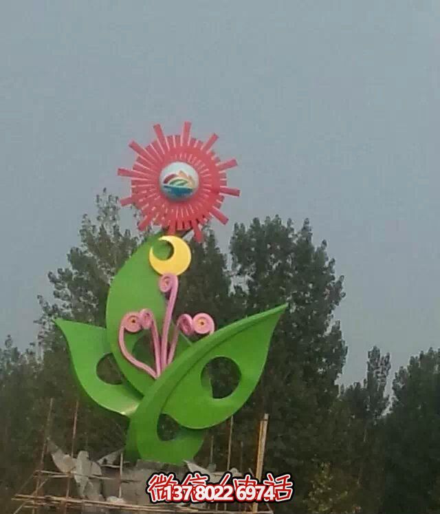 不銹鋼藝術(shù)雕塑，為景觀公園添彩