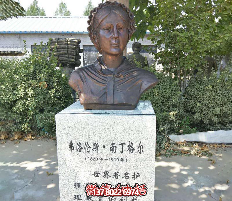 公園創(chuàng)意銅鑄著名護(hù)理南丁格爾雕塑 公園創(chuàng)意銅鑄著名護(hù)理南丁格爾雕塑