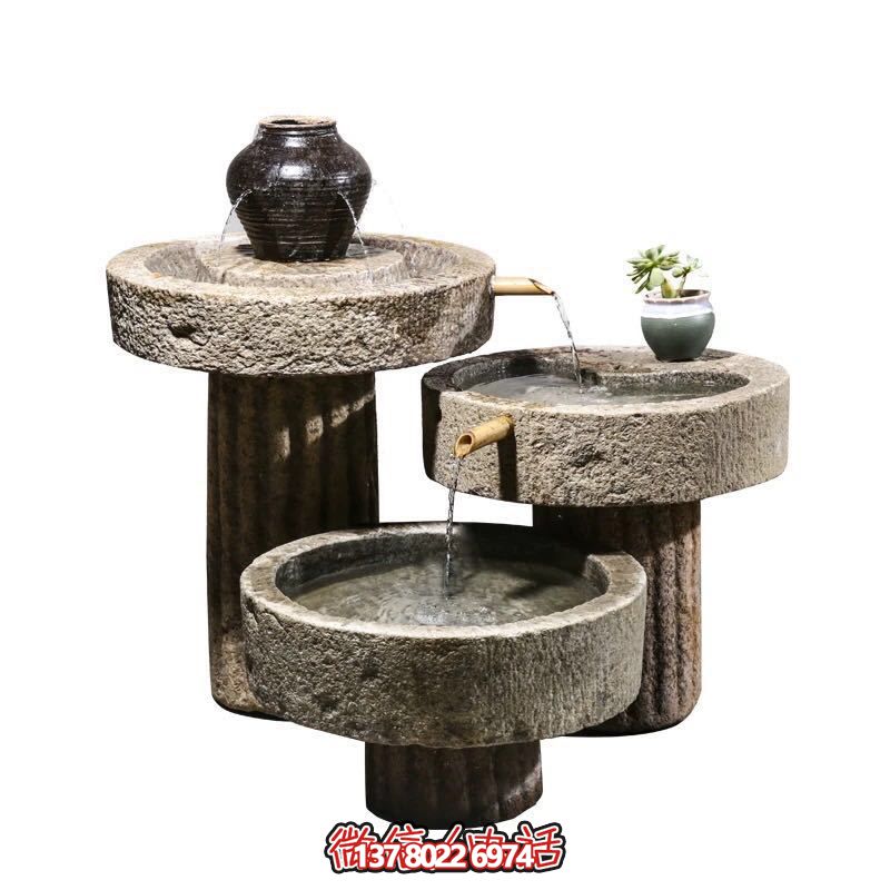 別墅庭院擺放老石槽組合魚(yú)缸石頭戶外石磨青石景觀流水?dāng)[件 別墅庭院擺放老石槽組合魚(yú)缸石頭戶外石磨青石景觀流水?dāng)[件