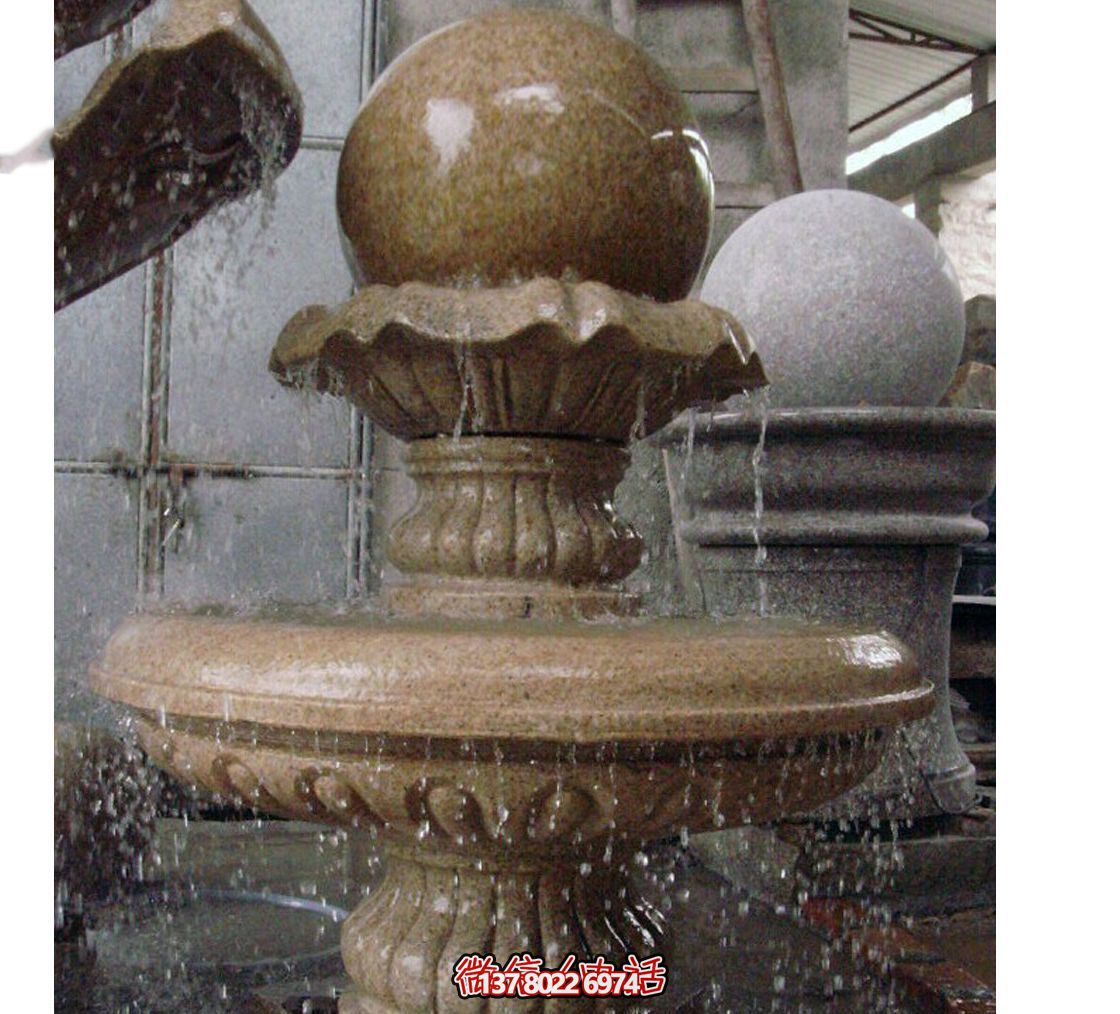 別墅景觀大理石風(fēng)水球噴泉雕塑 別墅景觀大理石風(fēng)水球噴泉雕塑