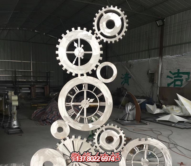 城市創(chuàng)新不銹鋼齒輪雕塑 城市創(chuàng)新不銹鋼齒輪雕塑