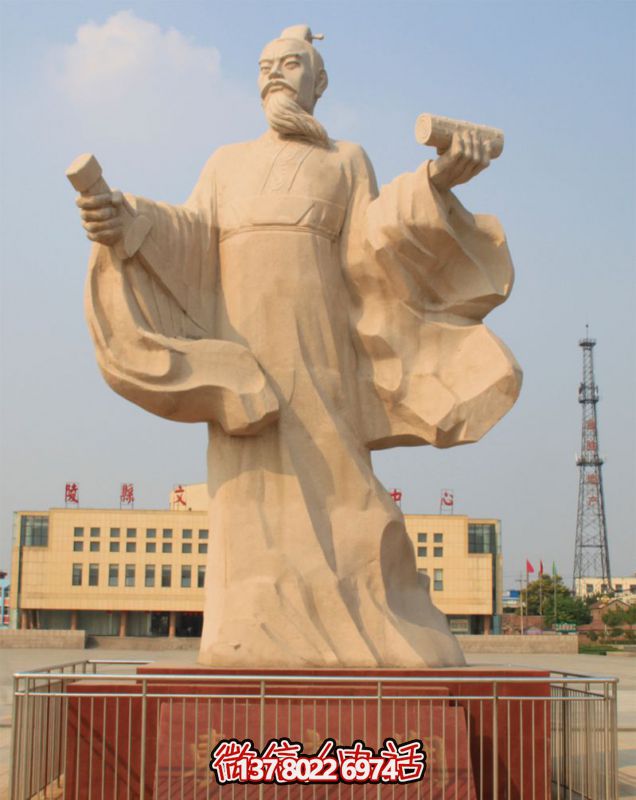 中國(guó)歷史名人魯班石像 中國(guó)歷史名人魯班石像