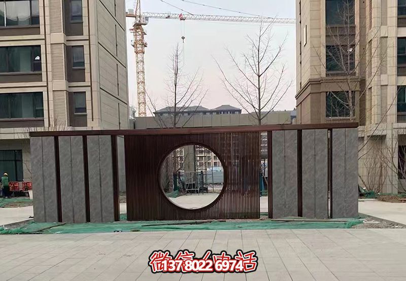 詠華園小區(qū)大門景墻 詠華園小區(qū)大門景墻